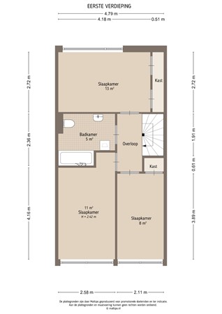 Floorplan - Vijfmolens 10, 4247 EA Kedichem